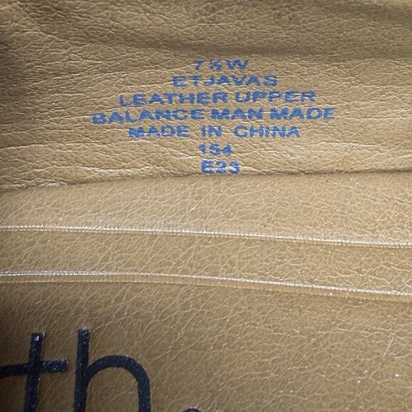 Earth Women’s Brown Leather Penny Loafer Flats Comfort Slip-On Shoes Size 7.5W - Picture 7 of 10